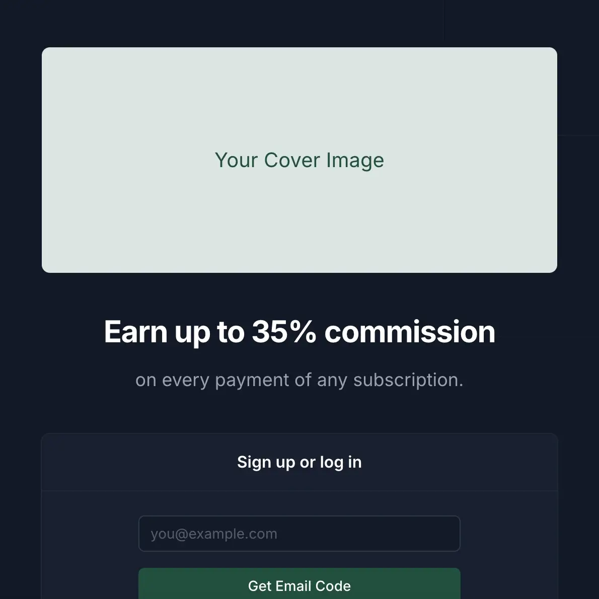 Partnersify affiliate portal preview